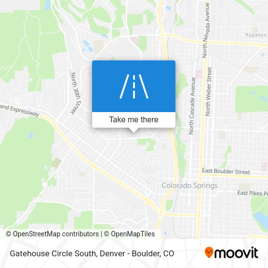 Gatehouse Circle South map