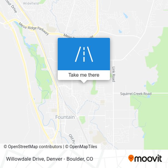 Willowdale Drive map