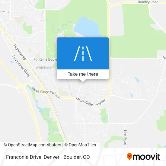 Franconia Drive map