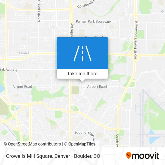 Crowells Mill Square map