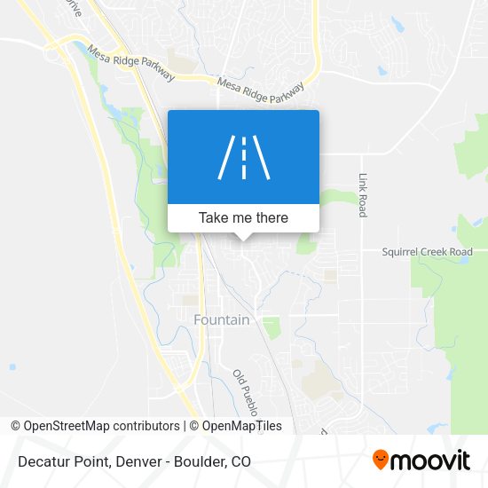 Mapa de Decatur Point