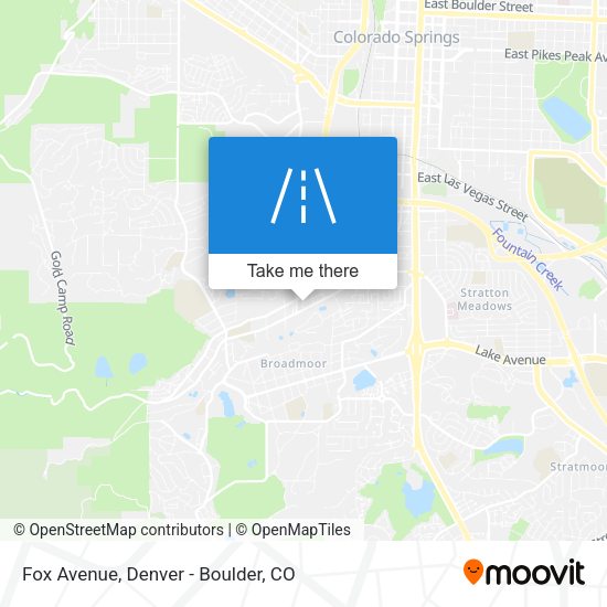 Mapa de Fox Avenue
