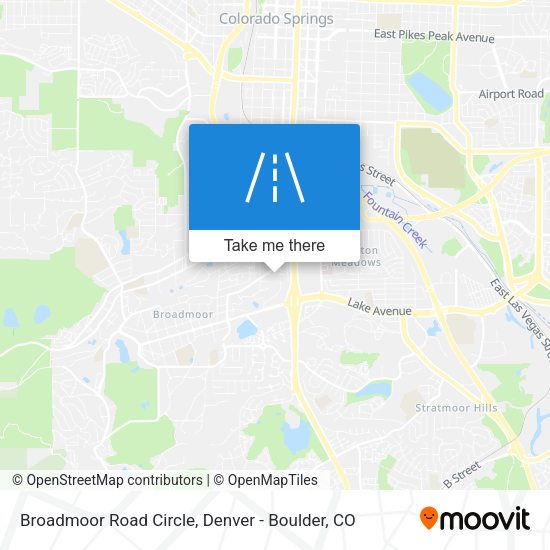 Mapa de Broadmoor Road Circle