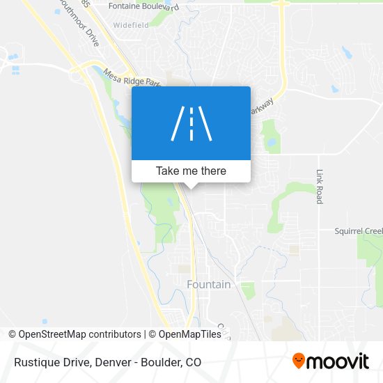 Rustique Drive map