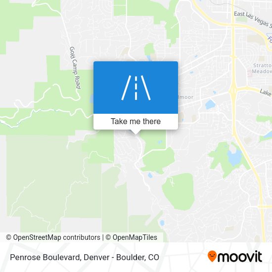 Penrose Boulevard map
