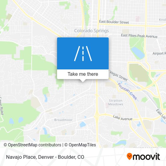 Navajo Place map