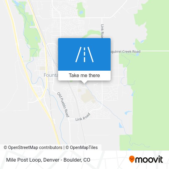 Mile Post Loop map