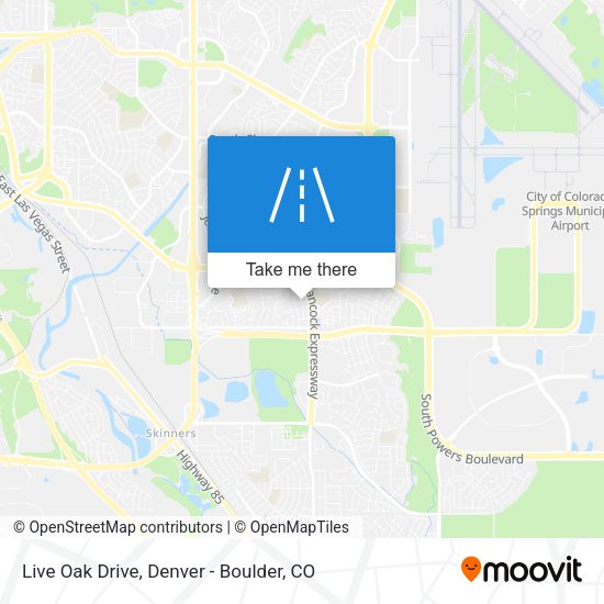 Mapa de Live Oak Drive