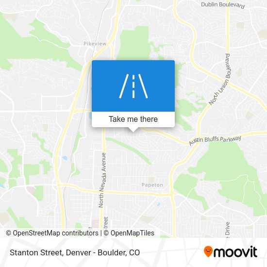 Stanton Street map