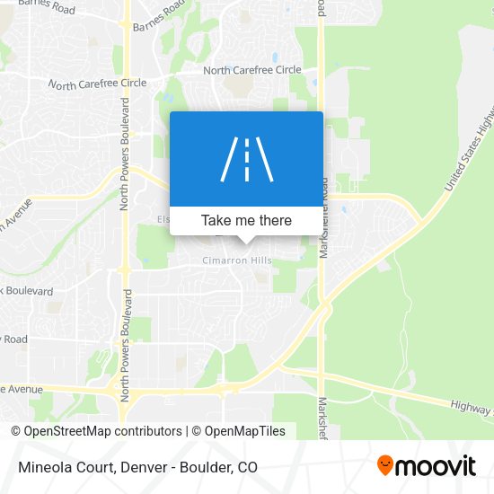 Mineola Court map