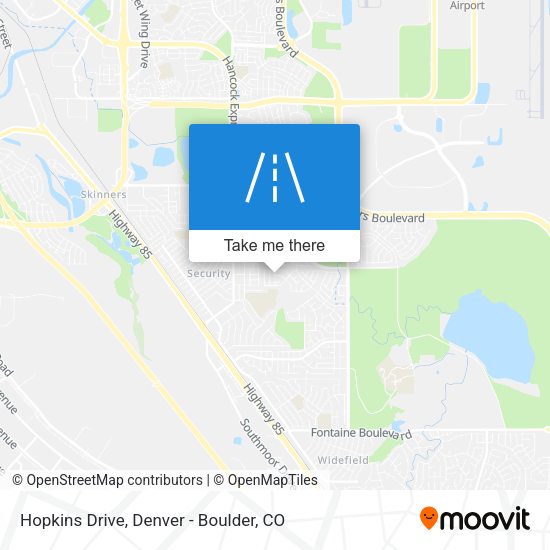 Hopkins Drive map
