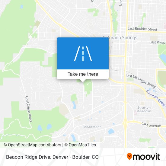 Beacon Ridge Drive map