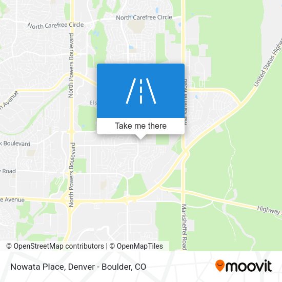 Mapa de Nowata Place