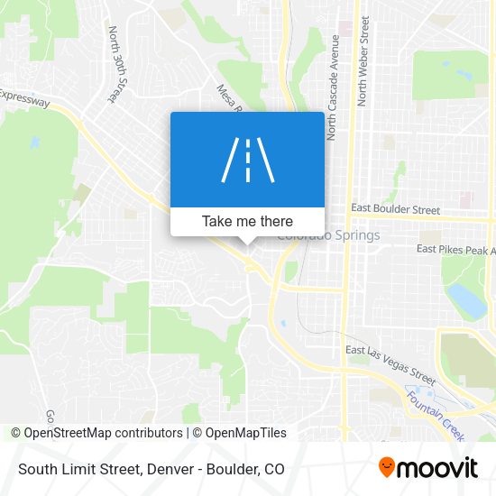 South Limit Street map