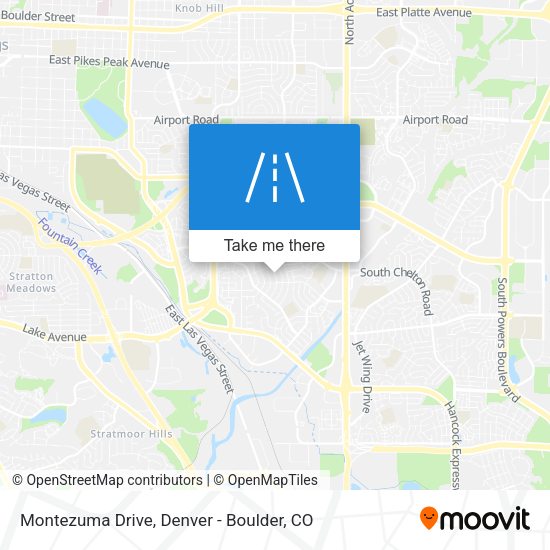 Mapa de Montezuma Drive