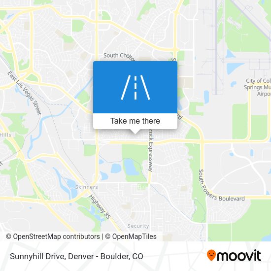 Mapa de Sunnyhill Drive
