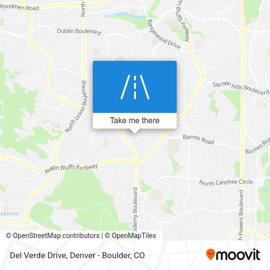 Del Verde Drive map