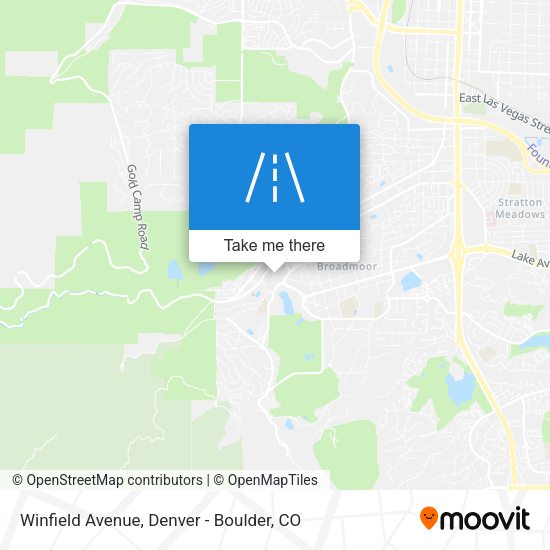Winfield Avenue map