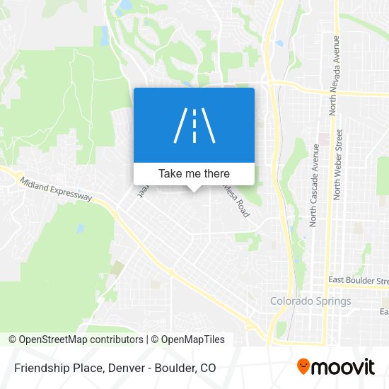 Friendship Place map