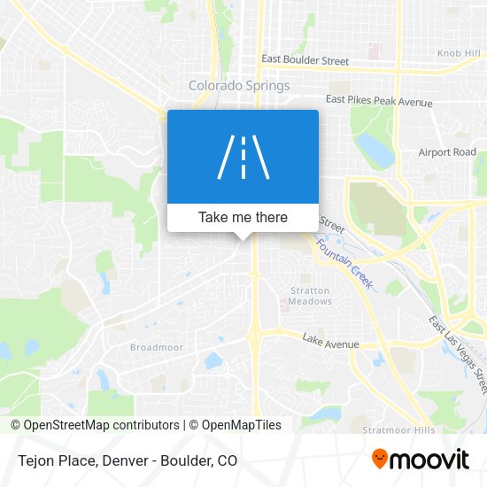 Mapa de Tejon Place