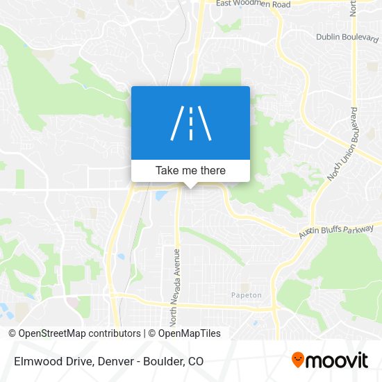 Mapa de Elmwood Drive