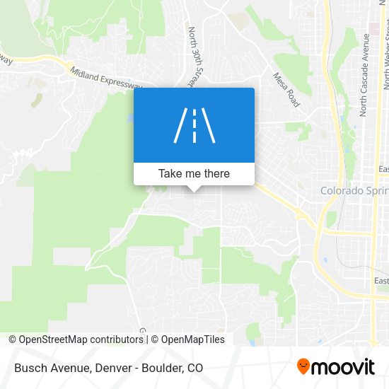 Mapa de Busch Avenue