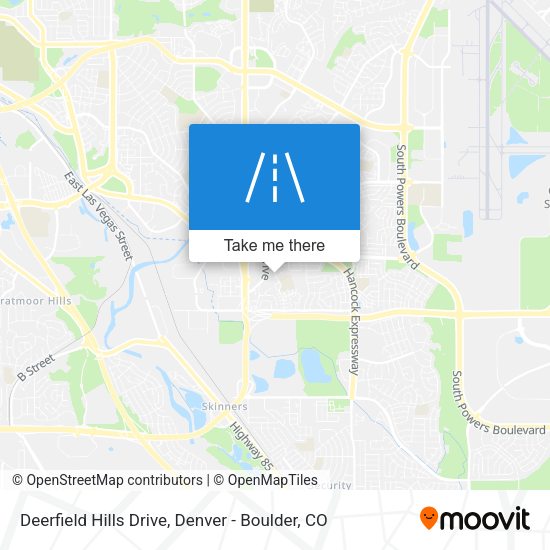 Mapa de Deerfield Hills Drive