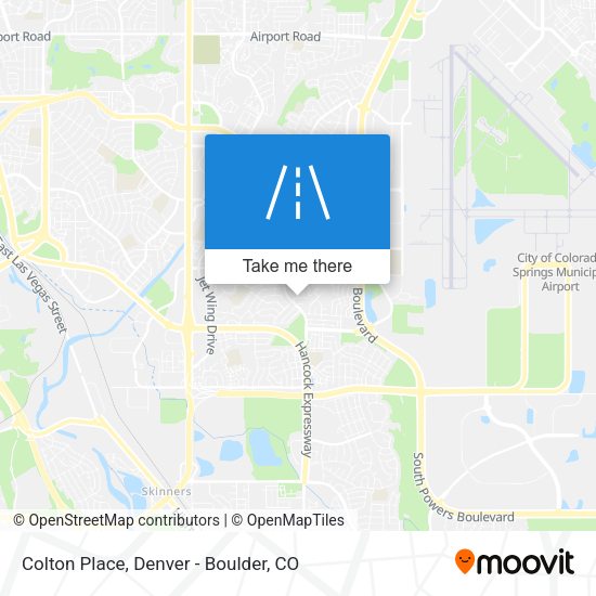 Colton Place map