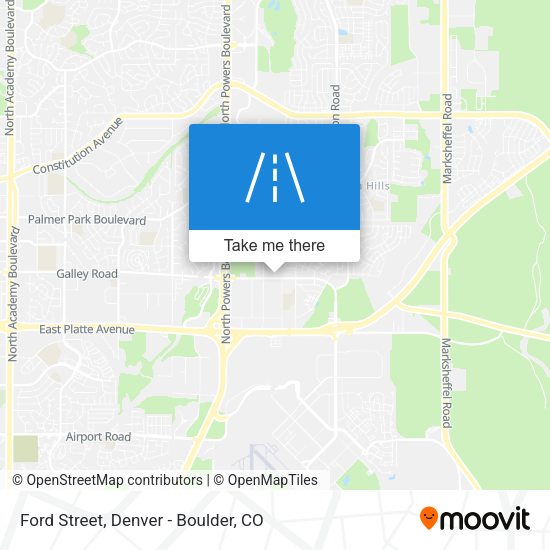 Mapa de Ford Street