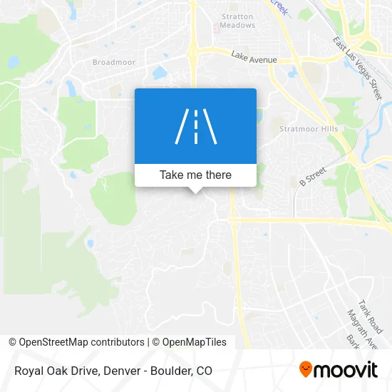 Royal Oak Drive map