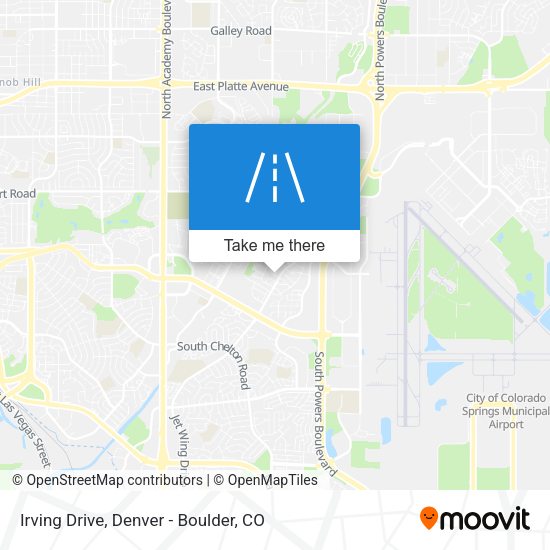 Mapa de Irving Drive
