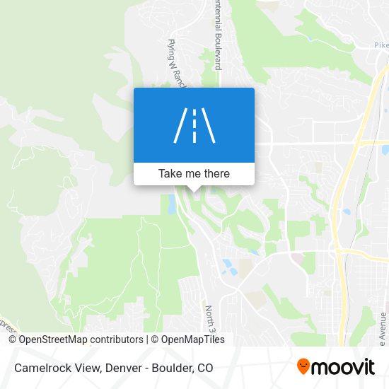 Camelrock View map