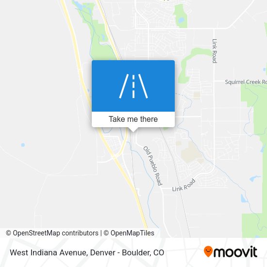 Mapa de West Indiana Avenue