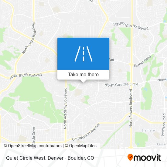 Quiet Circle West map