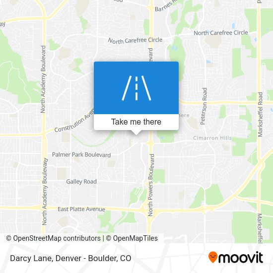 Mapa de Darcy Lane