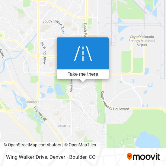 Wing Walker Drive map