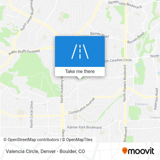 Valencia Circle map