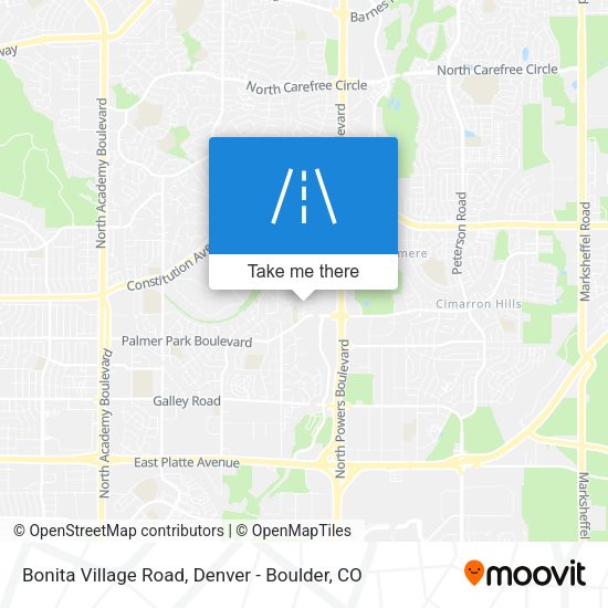 Bonita Village Road map
