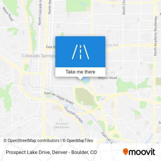 Prospect Lake Drive map