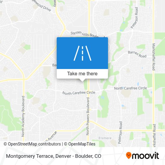Montgomery Terrace map