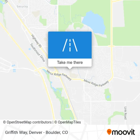 Griffith Way map