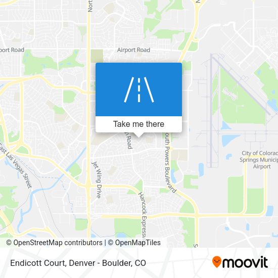Endicott Court map