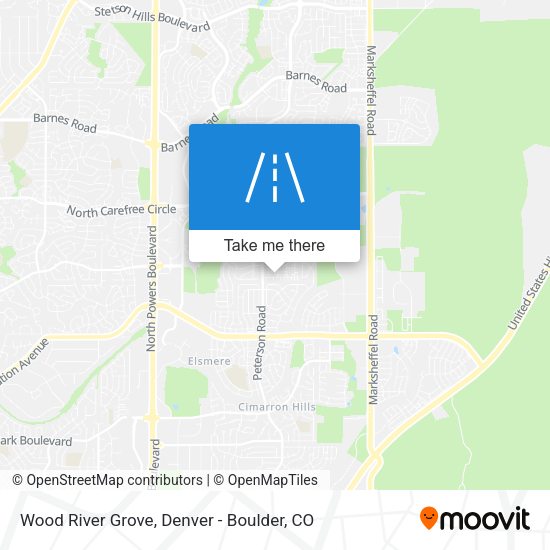 Wood River Grove map