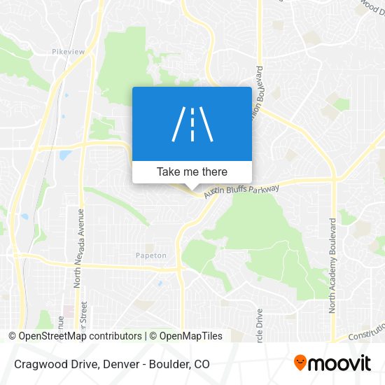 Cragwood Drive map