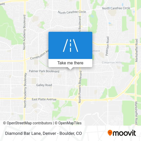 Diamond Bar Lane map