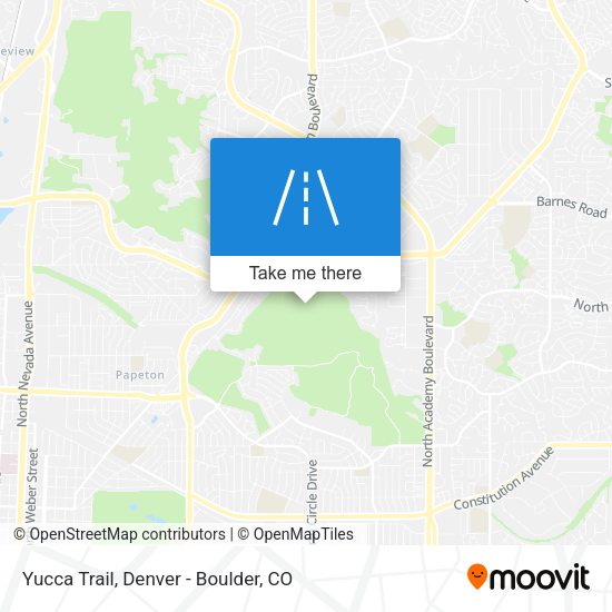Mapa de Yucca Trail