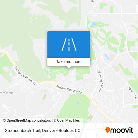 Strausenbach Trail map
