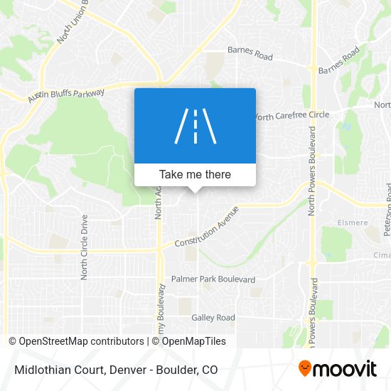 Midlothian Court map