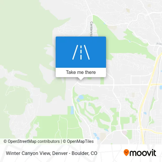 Winter Canyon View map