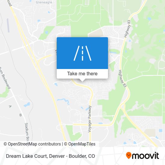Mapa de Dream Lake Court